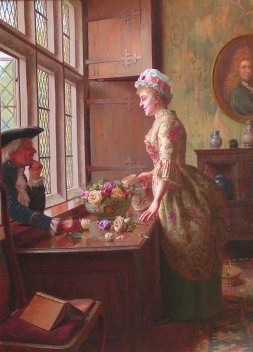 Suitor At The Window by Edwin Hughes